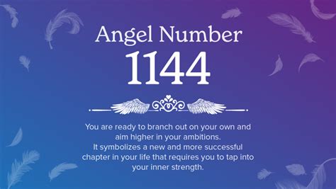 angel number 1144|Angel Number 1144 Spiritual Meaning: A。